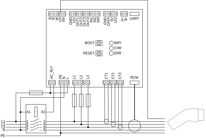 Wiring fixed cable